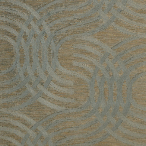 Auraria Vert de gris/doré Wallcovering by Casamance