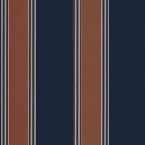 Auteuil Marine Wallcovering by Casamance