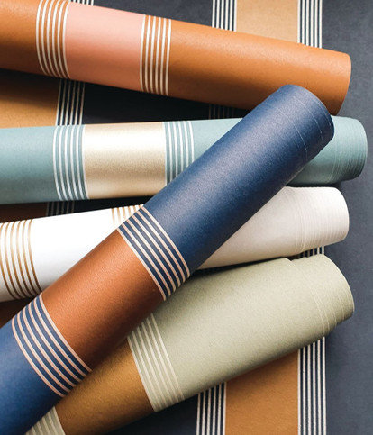 Auteuil Marine Wallcovering by Casamance