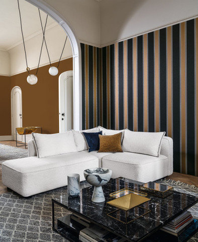 Auteuil Noir Wallcovering by Casamance