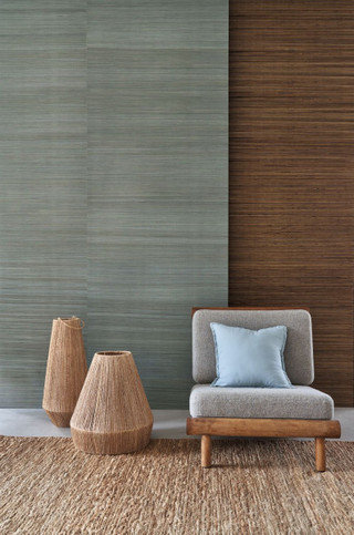 Bambou Celadon Wallcovering by Casamance