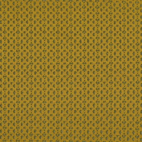 Fusain Mustard Fabric by Casamance