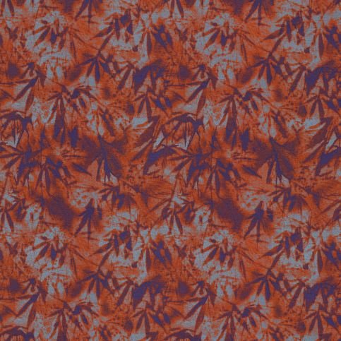 Howea Carmine Fabric by Casamance