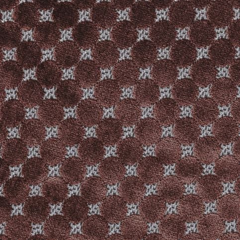 Pilea Rosewood Fabric by Casamance