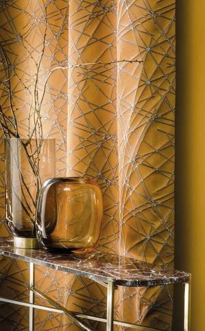 Shimane Copper Fabric by Casamance