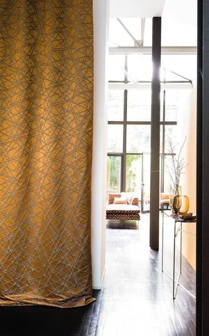 Shimane Copper Fabric by Casamance