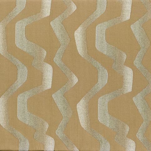 Tanada Golden Brown Fabric by Casamance