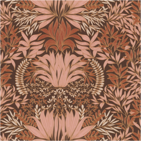 Chardon Cognac Wallcovering by Casamance