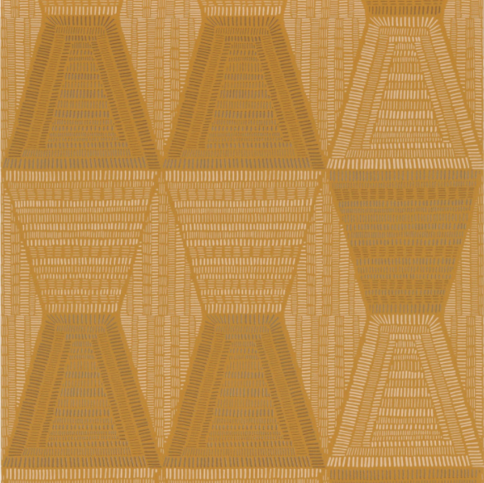 Daia Ocre Wallcovering by Casamance