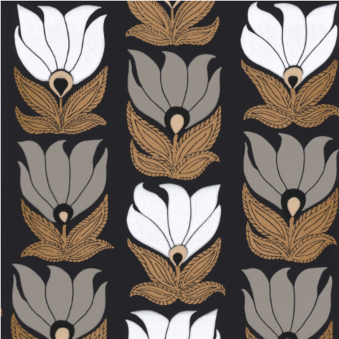 Dauphine Noir Wallcovering by Casamance