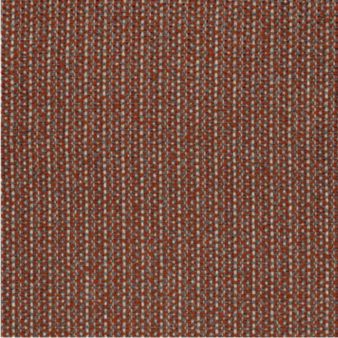 Duo Orange brulee Fabric by Casamance 
