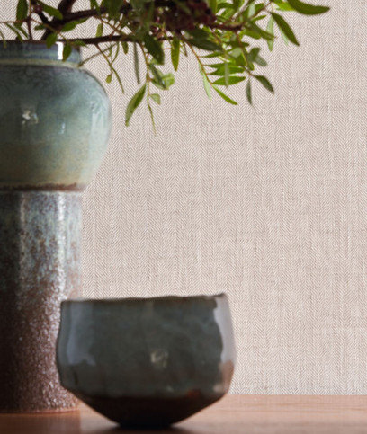Elfe Ivoire Wallcovering by Casamance