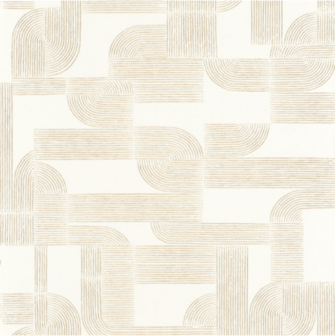 Hector Blanc Wallcovering by Casamance