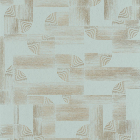 Hector Opaline Wallcovering by Casamance
