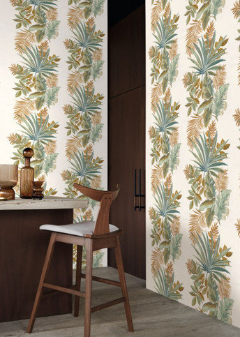 Jardin Ephemere Mordore/Celadon Wallcovering by Casamance