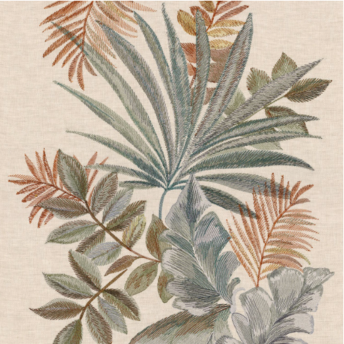 Jardin Ephemere Teerre De Sienne Wallcovering by Casamance