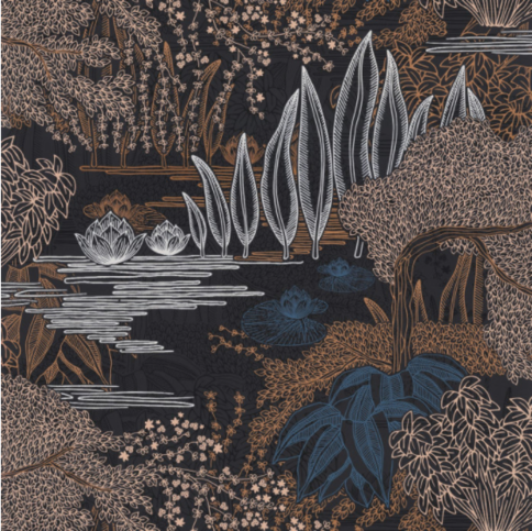 Jasmin Wallcovering by Casamance