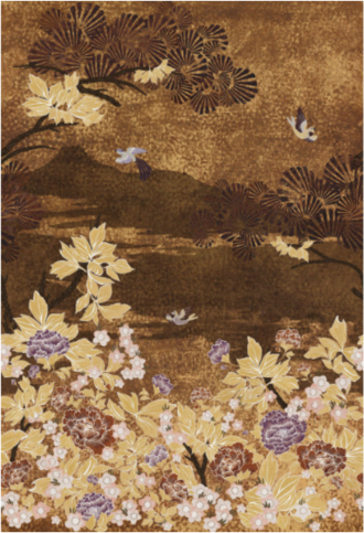 Kansai Cuivre Wallcovering by Casamance