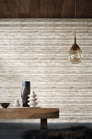 Liege Blanc Et Dore Wallcovering by Casamance