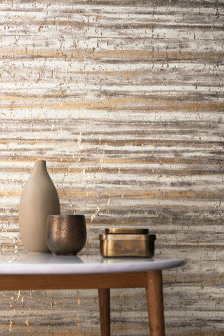 Liege Bronze Et Dore Wallcovering by Casamance