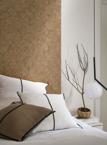 Lombok Ocre Wallcovering by Casamance
