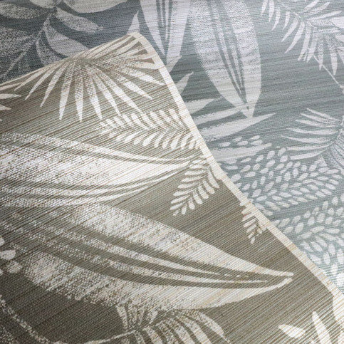 Mandrare Bleu Grise Wallcovering by Casamance