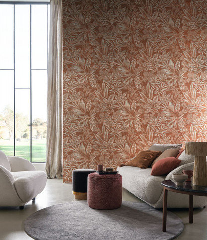 Mandrare Terracota Wallcovering by Casamance