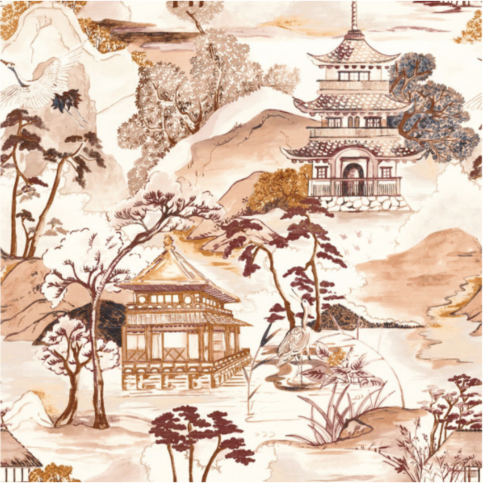 Nara Blanc/Garance Wallcovering by Casamance