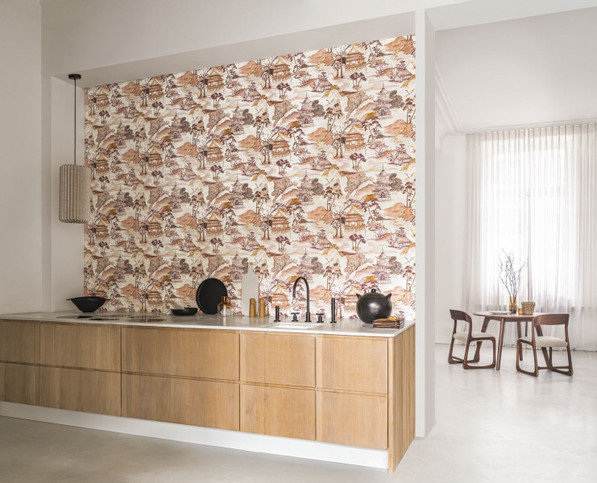 Nara Blanc/Garance Wallcovering by Casamance