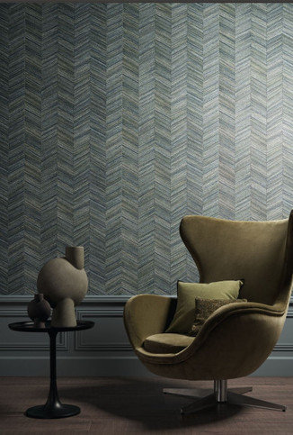 Ocotea Vert Imperial Wallcovering by Casamance