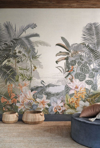 Paraiba Gris Et Pastel Wallcovering by Casamance