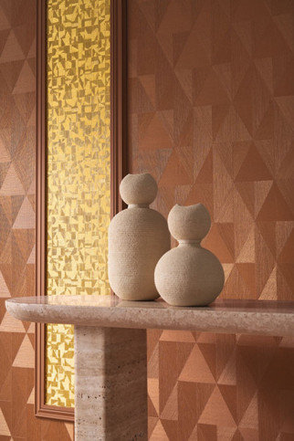 Parangon Cuivre Wallcovering by Casamance