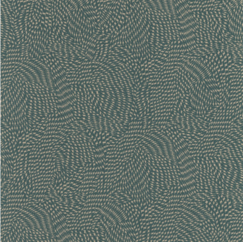 Passy Vert de gris foncé Wallcovering by Casamance