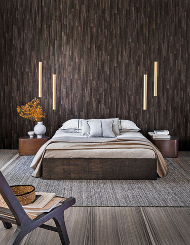 Sapelli Ebene Wallcovering by Casamance