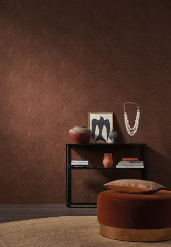 Soroa Terracotta Wallcovering by Casamance