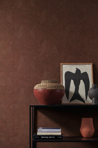 Soroa Terracotta Wallcovering by Casamance