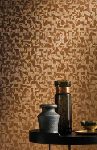 Tiznit Dore fonce Wallcovering by Casamance