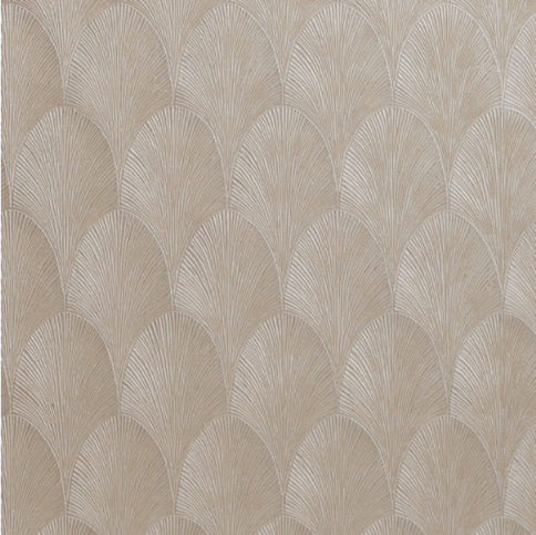 Tourmaline Argent Wallcovering by Casamance