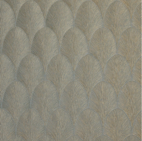 Tourmaline Vert de gris Wallcovering by Casamance