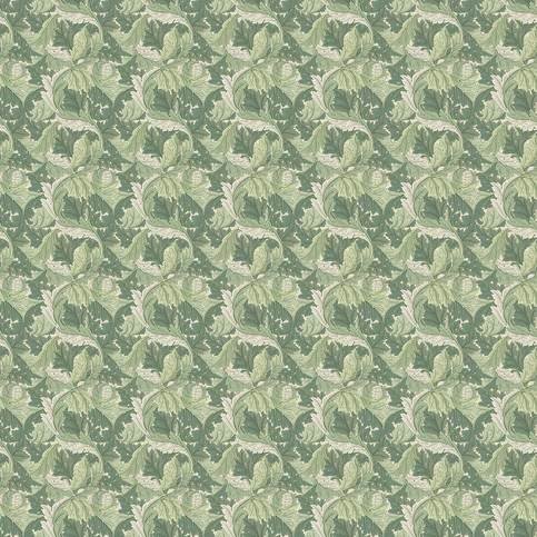 Acanthus Apple/Sage Fabric by Clarke & Clarke 