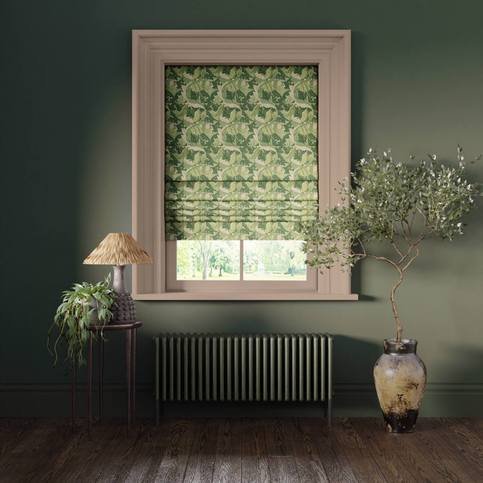 Acanthus Apple/Sage Fabric by Clarke & Clarke 