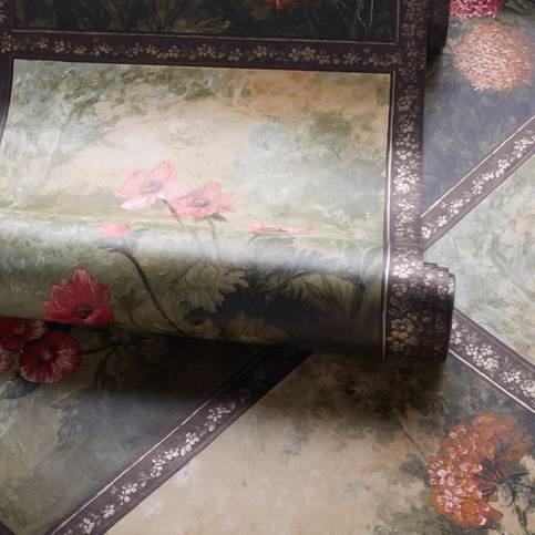 Artus Antique Wallcovering by Clarke & Clarke 