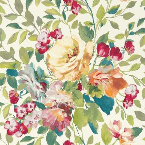 Bloom Multi Wallcovering by Clarke & Clarke