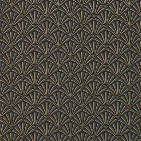 Chrysler Noir Wallcovering by Clarke & Clarke 