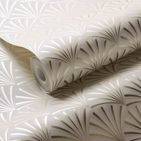 Chrysler Pearl Wallcovering by Clarke & Clarke 