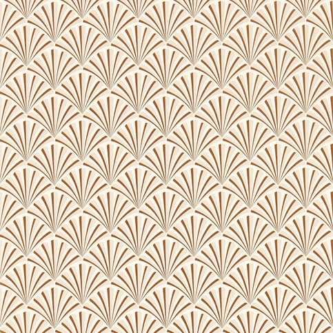 Chrysler Rose Gold Wallcovering by Clarke & Clarke 
