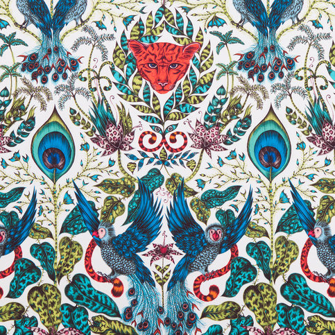Amazon Jungle Wallcovering by Emma J Shipley for Clarke & Clarke 