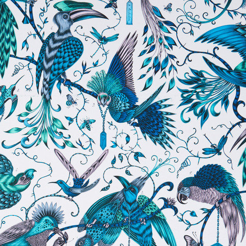 Audubon Jungle Fabric by Emma J Shipley for Clarke & Clarke 