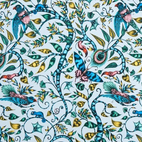 Rousseau Eggshell Wallcovering by Emma J Shipley for Clarke & Clarke 