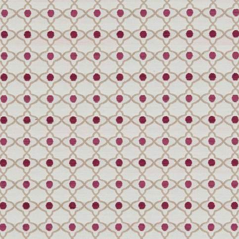 Venus Raspberry Fabric by Clarke & Clarke